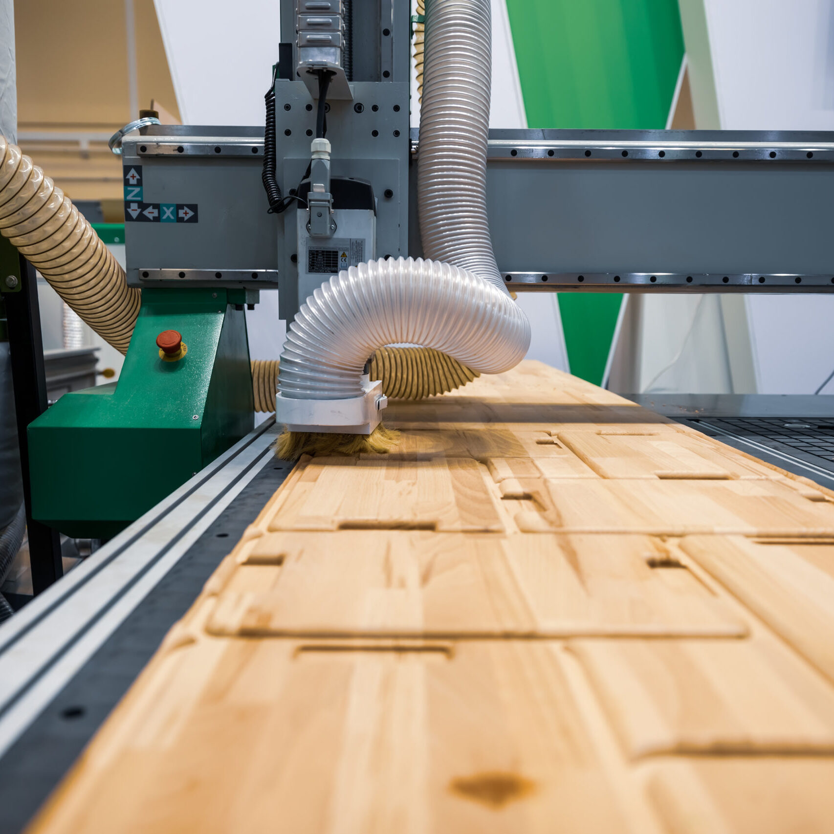 Conveyor belt for CNC woodworking wood processing machine
